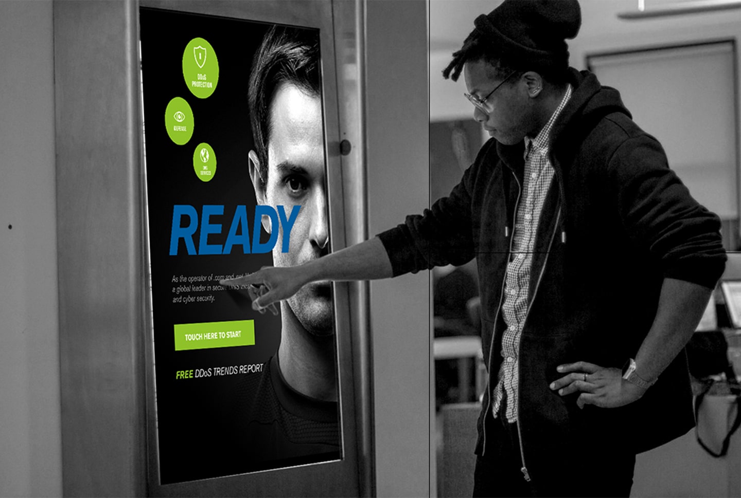 Verisign Interactive Kiosk for Lead Capture