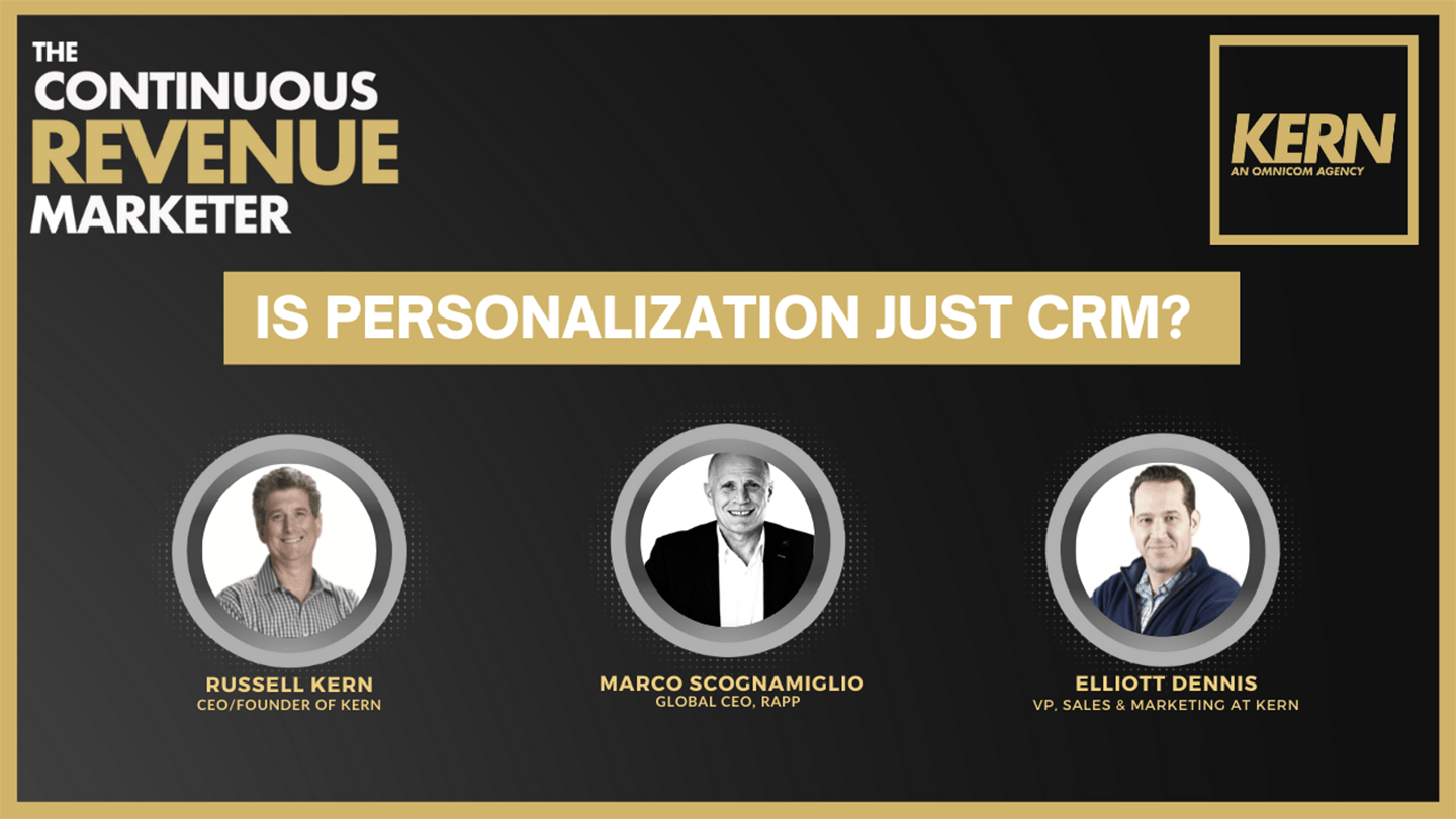 Is Personalization Just CRM?